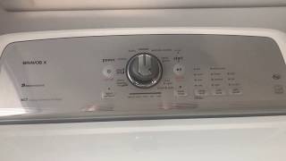 Reset and recalibrate Maytag Bravos X washing machine