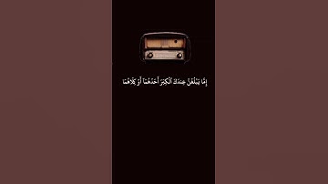 سورة الإسراء آية (٢٣-٢٤)القارئ علي جابر رحمه الله.