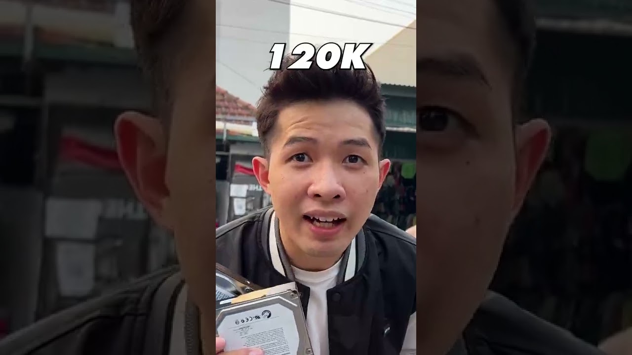 HẢI TRIỀU CẦM 500k PHÁ ĐẢO CHỢ ĐỒ CŨ !! #shorts