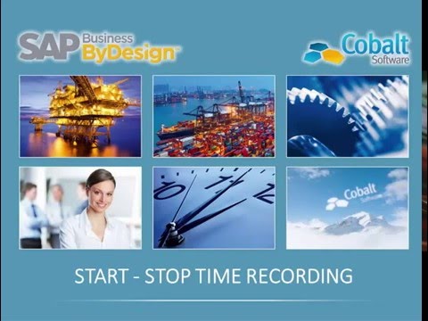 Time Recording with Start-Stop Function for SAP Business ByDesign