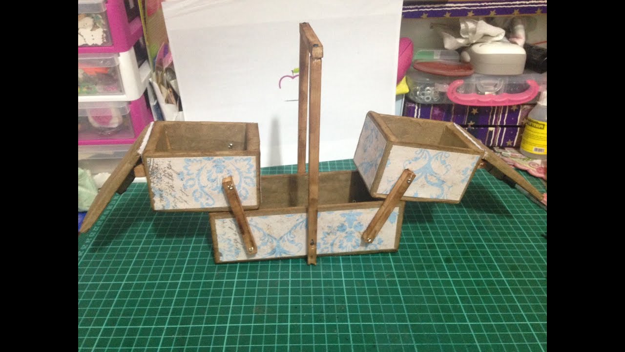 Organizador desplegable de carton reciclado / mueble fácil DIY manualidades con papel corrugado