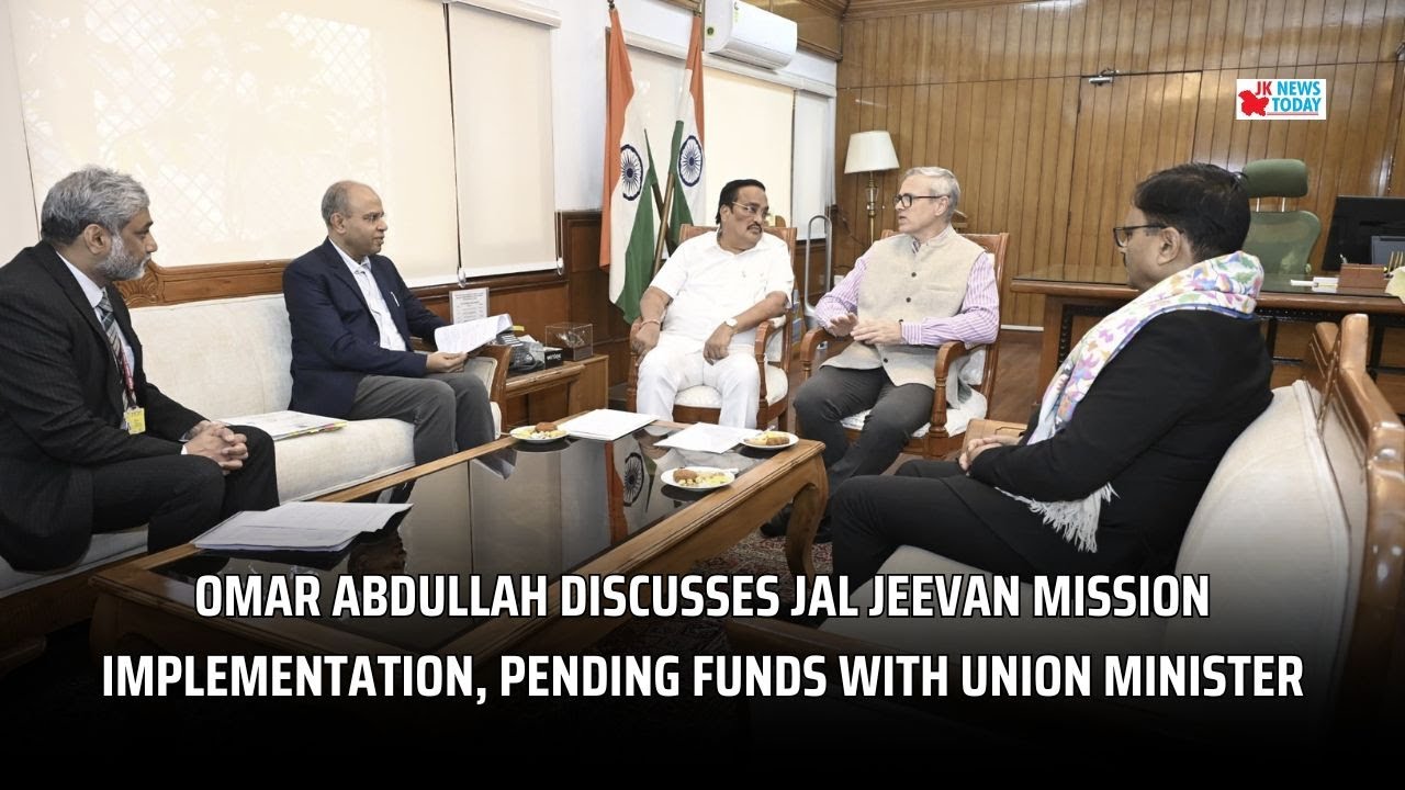 Omar Abdullah Discusses Jal Jeevan Mission Implementation, Pending Funds with Union Minister