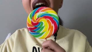 Asmr Licking Carnival Lollipop Mouth Sounds Pt2