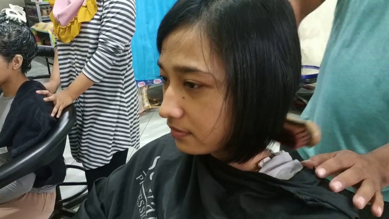  Rambut  panjang  dipotong Bob  YouTube