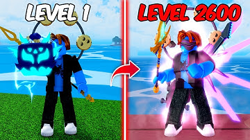 Blox Fruits Noob to Pro With all Electric Items to obtained Fully Cyborg v4 and Level 2600