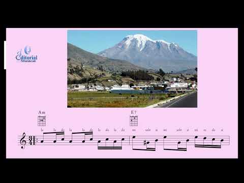 Pasillo "Tres Marías" de Evaristo García y Alejandro Plazas; guía con la partitura.