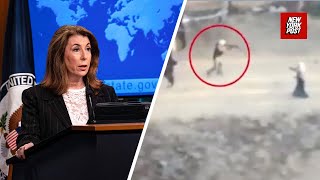Tammy Bruce LASHES OUT at reporters questioning civilian casualties at Gaza aid site