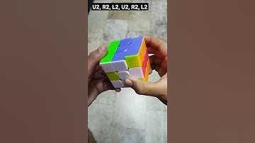 how to make plus minus pattern in 3x3 Rubik