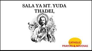 SALA YA MT YUDA THADEI (RECITED PRAYER)