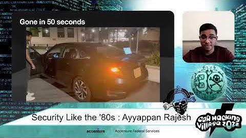 DEF CON 30 Car Hacking Village - Ayyapan Rajesh - Security like the 80s How I stole your RF