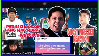 WRECKER NAGALIT KAY SH1NBOO? GHOST WRECKER REACTION ABOUT DOTA 2 AND MOBILE LEGENDS COMMUNITY ISSUE