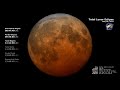 May 26 2021 total lunar eclipse telescopic view  annotated