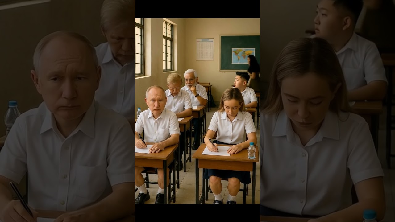 Kim Jong Un Fails, Trump & Modi Score Low! School Exam 😂📉 | #funny #modi #shorts #viral #ai