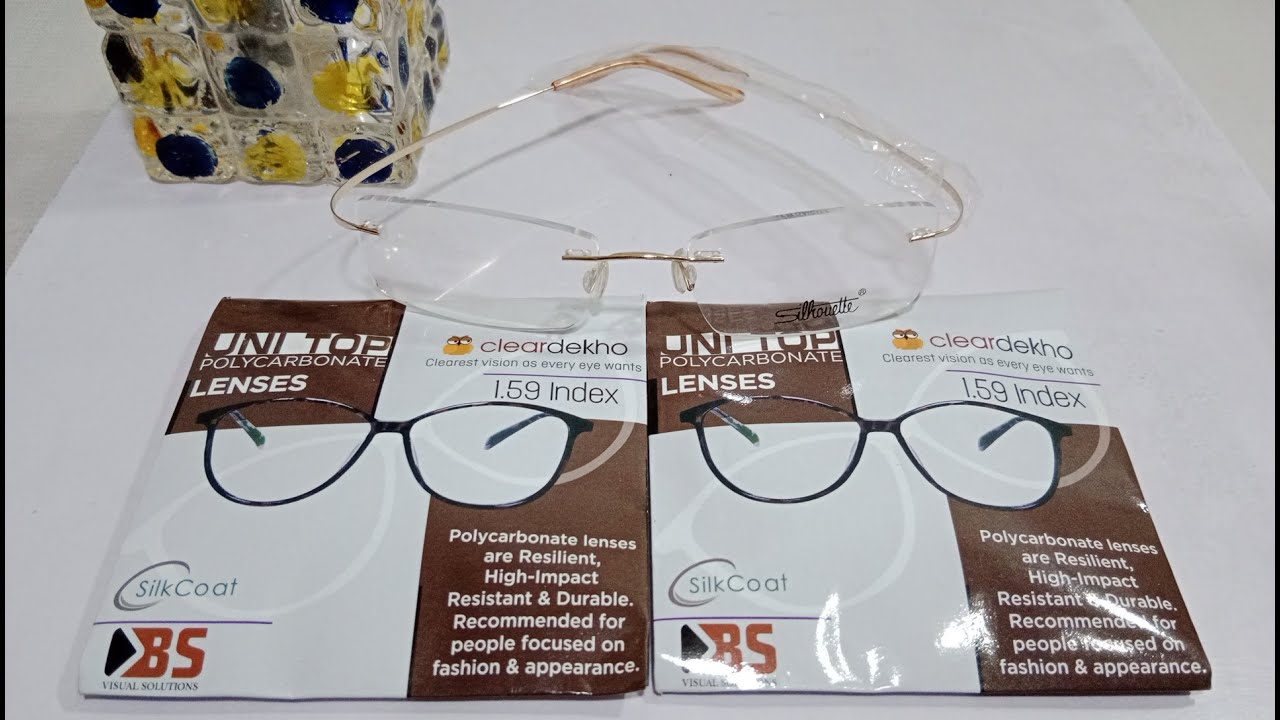 rimless glasses with polycarbonate fitting rimless glasses fitting