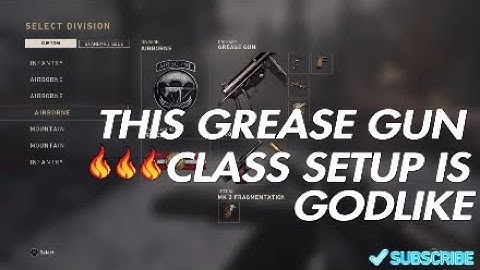 How To Make "OVERPOWERED GREASE GUN!!" Best Class Setup [COD WW2 Gameplay] WORLD WAR 2