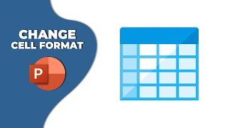 How to change the cell format in a table in PowerPoint