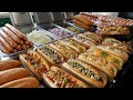 1re place au concours de hot dog  hotdog au piment amricain  cuisine de rue corenne