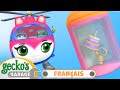 Gâteau d&#39;anniversaire volant | ｜Le Garage de Gecko｜Camions pour enfants