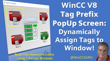 WinCC V8 Tip 9: WinCC Tag Prefix example! Create Reusable Displays! 🧙‍♂️ #WinCCGURU