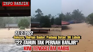 ALLAHUAKBAR‼️'22 TAHUN TAK PERNAH BANJIR' Kini Tenggeläm Habis, Hulu Terengganu