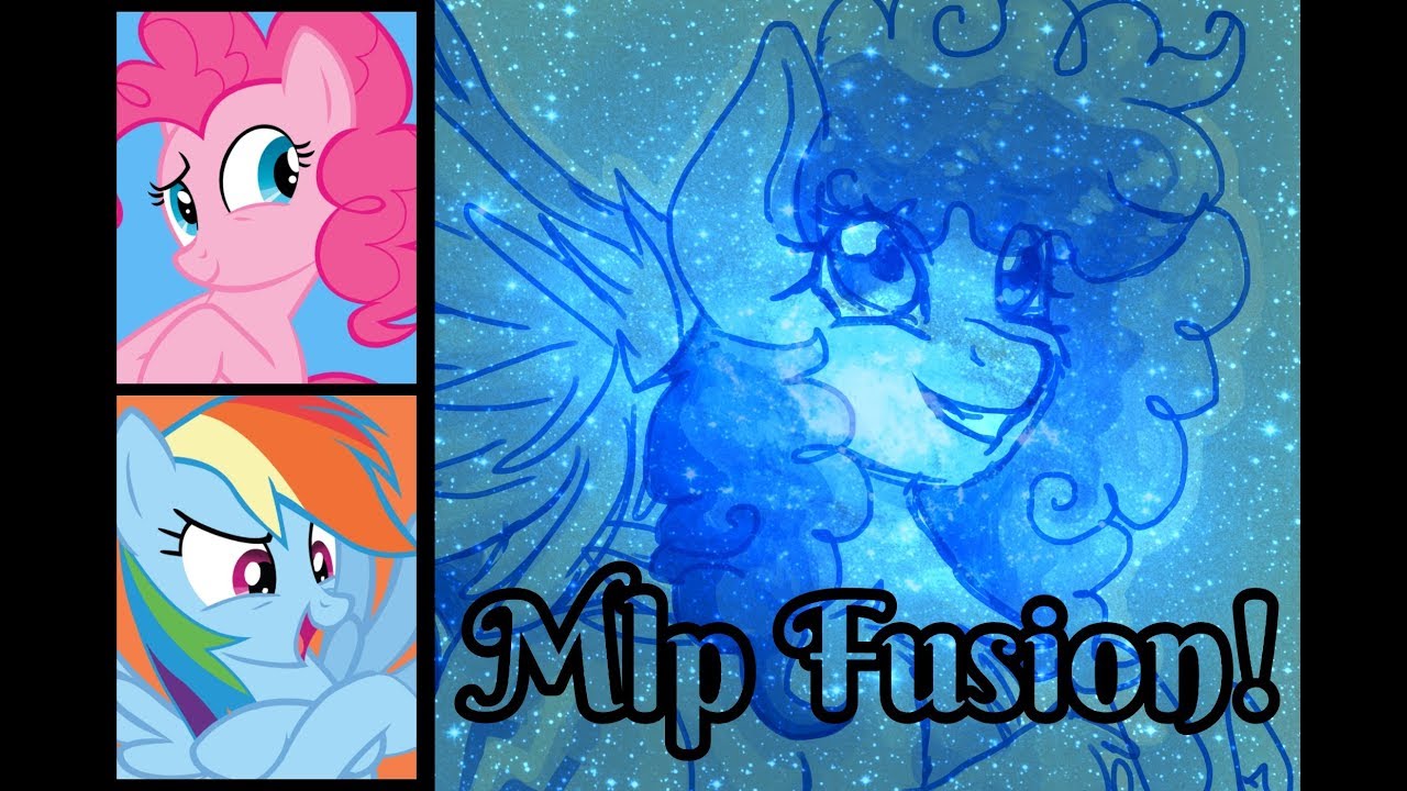 RAINBOW PIE! Pinkie Pie X Rainbow Dash (MLP Fusion) [SpeedPaint - RAINBOW PIE! Pinkie Pie X Rainbow Dash (MLP Fusion) [SpeedPaint