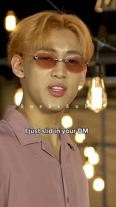 bambam once said- his pick up line #bambam #got7 #jackson #mark #jb