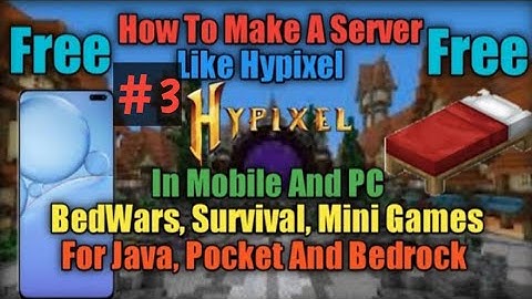 How to make a server like HYPIXEL in Aternos ||Part:-3