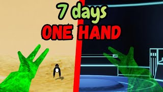 I Played Gorilla Tag With One Hand For 7 Days