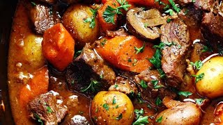Slow Cooker Beef Bourguignon I The Recipe Critic
