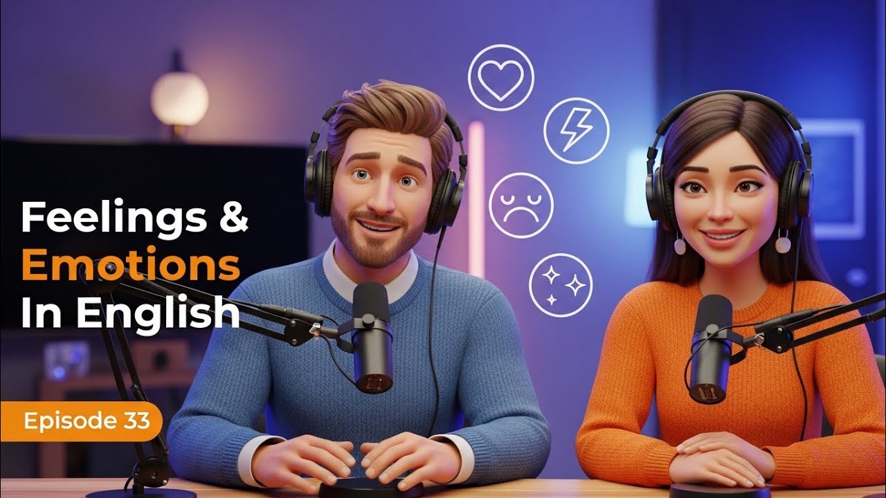 Talking About Feelings and Emotions in English | Easy Conversation Practice (Episode 33)