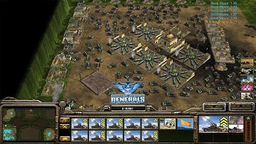 Command & Conquer Generals Zero Hour - Gla Stealth 1 VS 7 HARD AI Gameplay ( Quad Cannon )