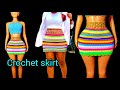 How to crochet cute simple skirt/ Crochet Skirt Beginner Friendly Tutorial