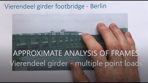 Approximate analysis of frames (7 of 7). Vierendeel girder - multiple point loads