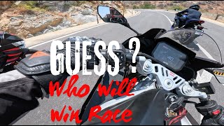 Aprilia rs457 hill climb racing with R3 | penukonda fort | highway battle