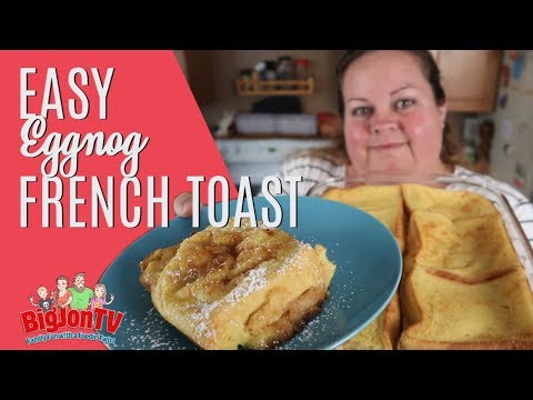 Easy Make Ahead Eggnog French Toast Bake || What's Cookin' Wednesday