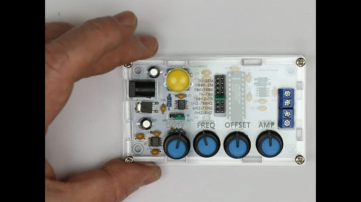 A cheap MAX038 function generator kit (Pt.1)
