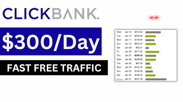 Fastest Way To Make $300/Day On Clickbank Using Free Traffic 2023!!