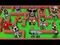 Survival in maze with zoonomaly  smiling critters catnap dogday in minecraft garten of banban 7