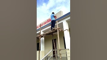 how to use brush on wall with colours by pramod #art #calligraphy #calligraphymasters