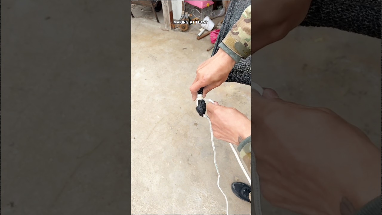 The Secret to Tying the Four Corners of a Sunshade Net Securely