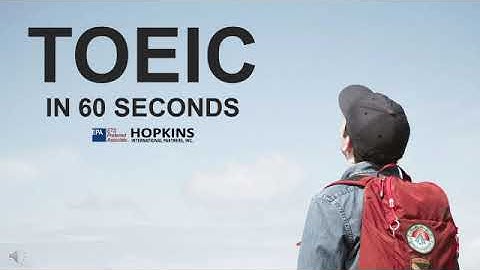 TOEIC in 60 Seconds