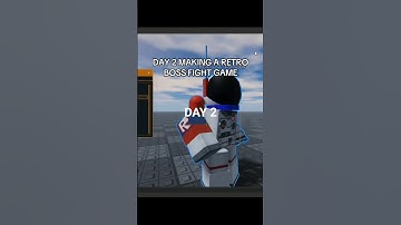 Day 2 - Making a retro style boss fighting game #roblox #indie #dev