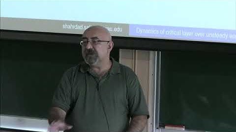 Shar Sajjadi | Dynamics of critical layer in turbulent shear flows above unsteady water waves