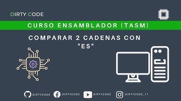 Curso Ensamblador 23 Comparar 2 cadenas con cmpsb