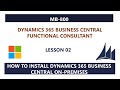 MB-800 - Lesson 02: How to install Dynamics 365 Business Central on-premises