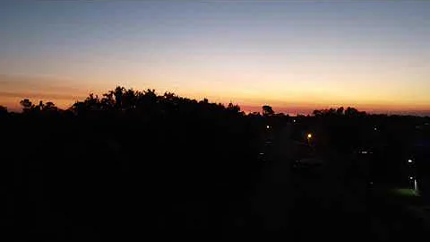 Sunset over Lake Charles