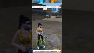 #freefire Your one subscribe is very valuable to me ❤️
