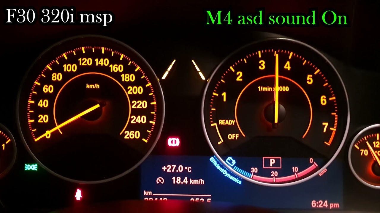 f30 320i msp asd m4 sound comparison