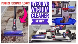 Dyson V8 Cordless Vacuum Cleaner Review & How to Take Apart to Clean Filters