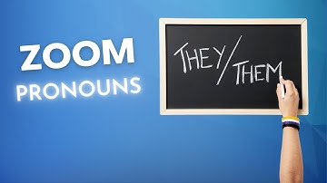How to add your pronouns to your  Zoom account profile